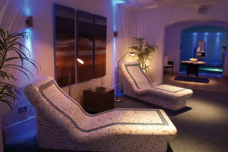 Victoria Hotel Tiled Lounge Chairs by Indoor Swimming Pool