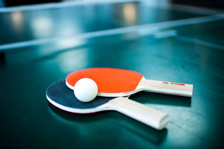 Table Tennis Bats and Ball