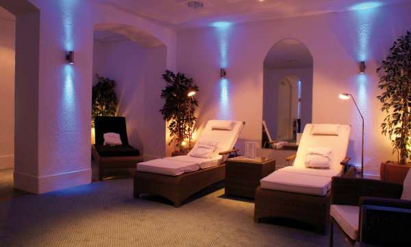 Victoria Hotel Loungers by Indoor Swimming Pool