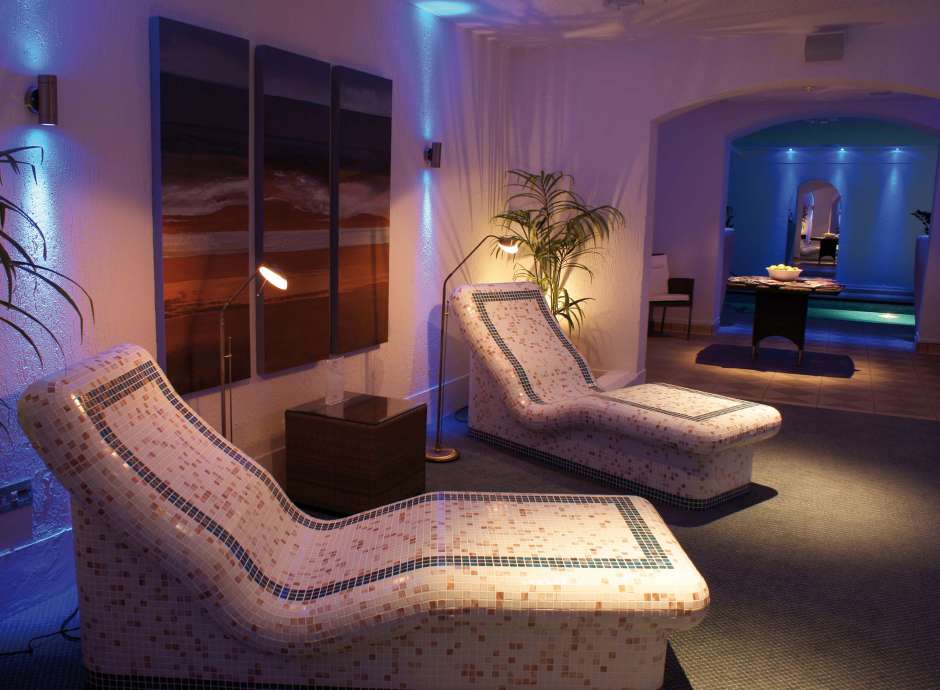 Victoria Hotel Tiled Lounge Chairs by Indoor Swimming Pool
