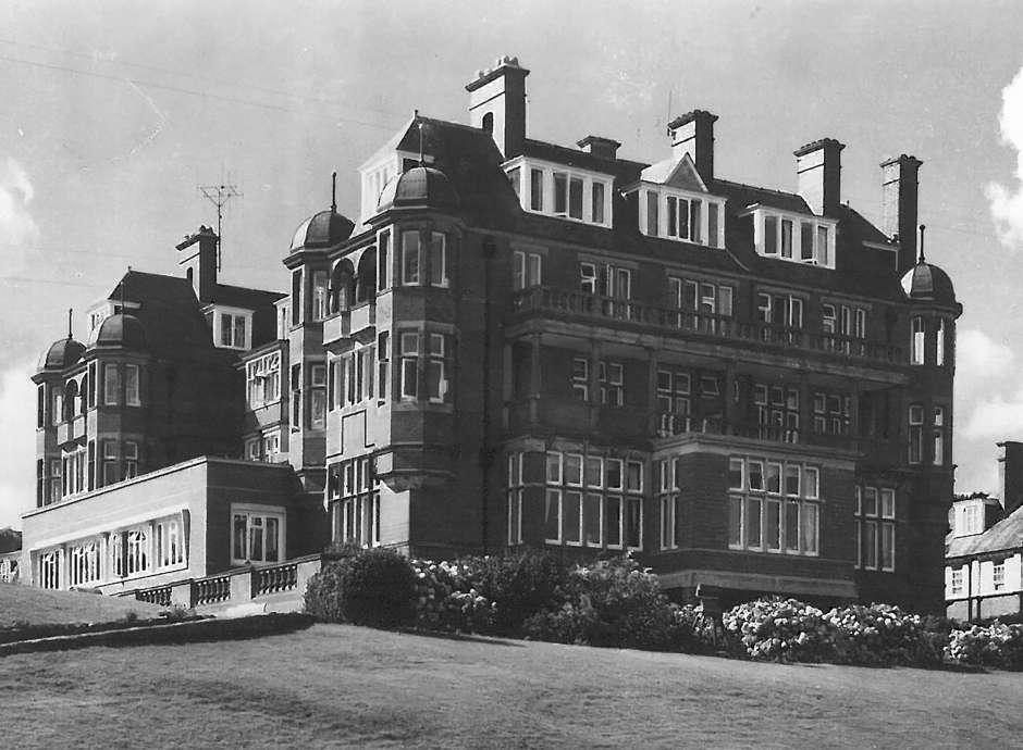 Old Historic photo of Victoria Hotel