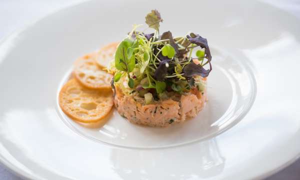 Salmon Rilette Ciabatta Croutes