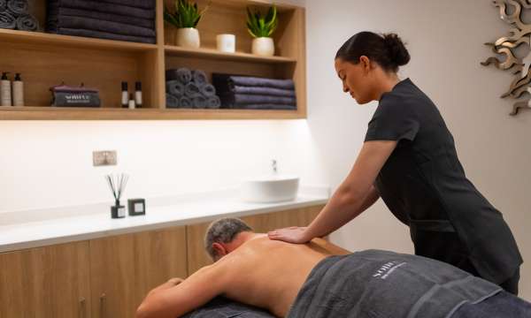 Man getting massage