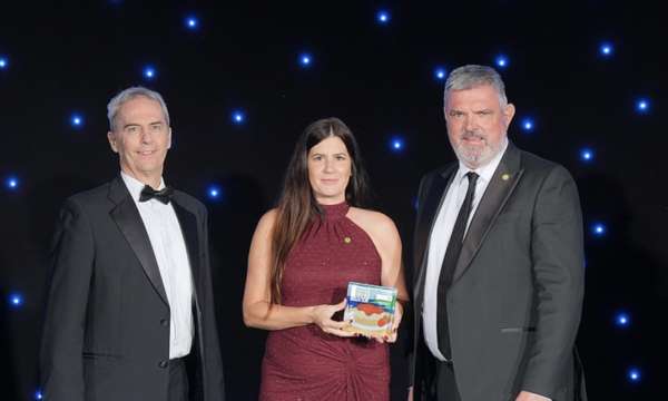 Area Director & Spa Manager holding award